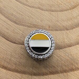 Pandora Garifuna Flag Exclusive Charm Pendant, S925 Silver Jewelry